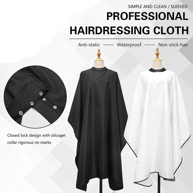 Waterproof Barber White Cape